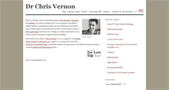 Desktop Screenshot of chrisvernon.co.uk